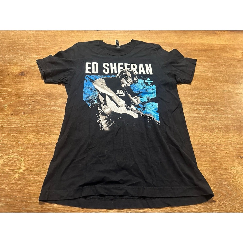 Vintage Ed Sheeran Divide World Tour Black T-shirt Unisex Size Medium M
